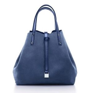 Tiffany & Co. Suede Metallic Reversible Tote